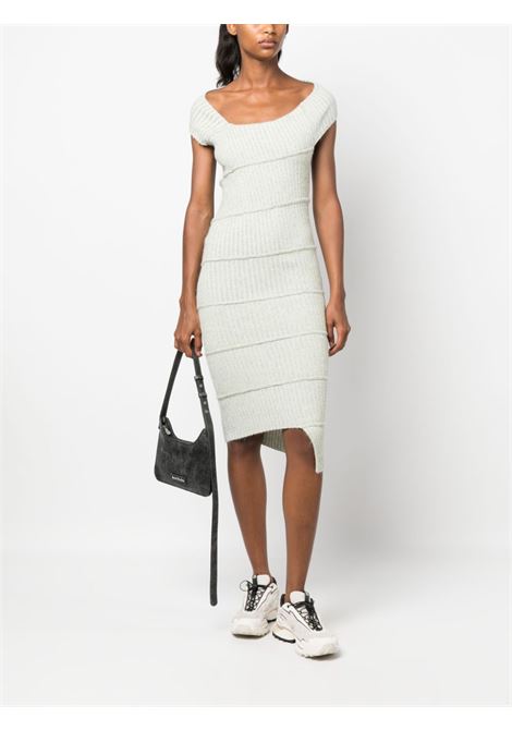 Grey knitted design midi dress - women MM6 MAISON MARGIELA | S52DD0009S18288962